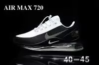 nouveau nike air max 720 homme pas cher 720-014 white black